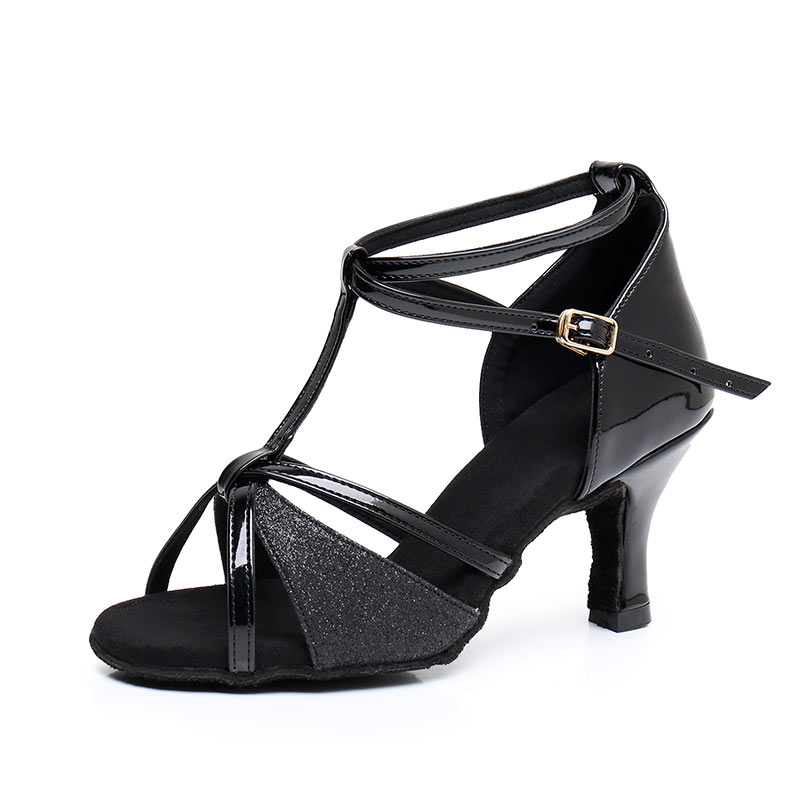 T Strap Latin Shoes For Women