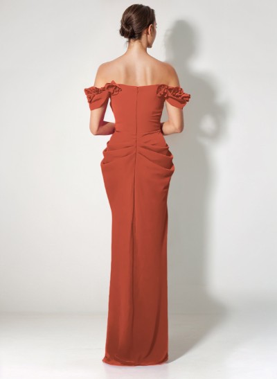 Off-The-Shoulder Trumpet/Mermaid Asymmetrical Evening Dresses Off-The-Shoulder Trumpet/Mermaid Asymmetrical Evening Dresses