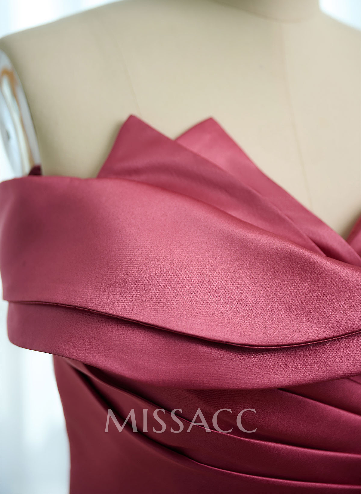 Sheath/Column Off-The-Shoulder Satin Evening Dresses With Split Front Sheath/Column Off-The-Shoulder Satin Evening Dresses With Split Front