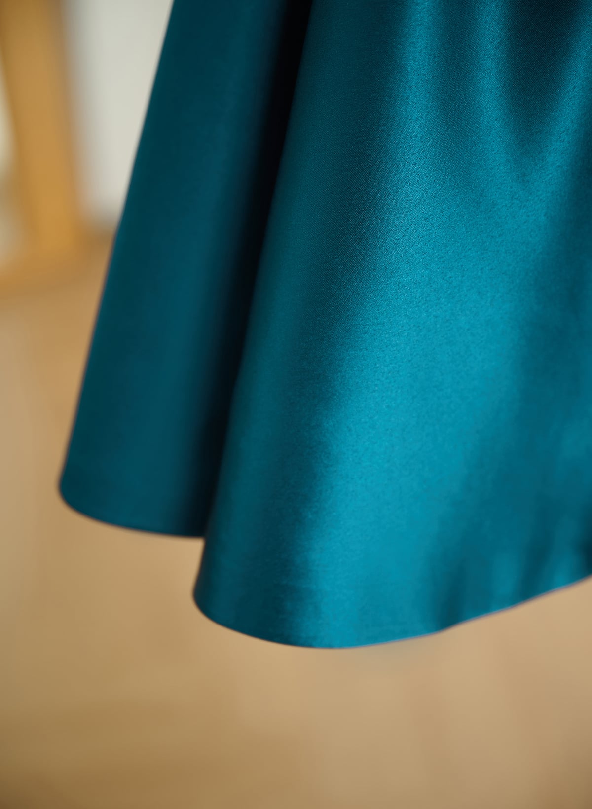 A-Line Strapless Sleeveless Short/Mini Satin Homecoming Dresses With Pockets