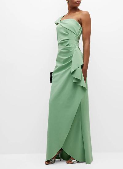 Elegant Wrap One-Shoulder Mother Of The Bride Dresses