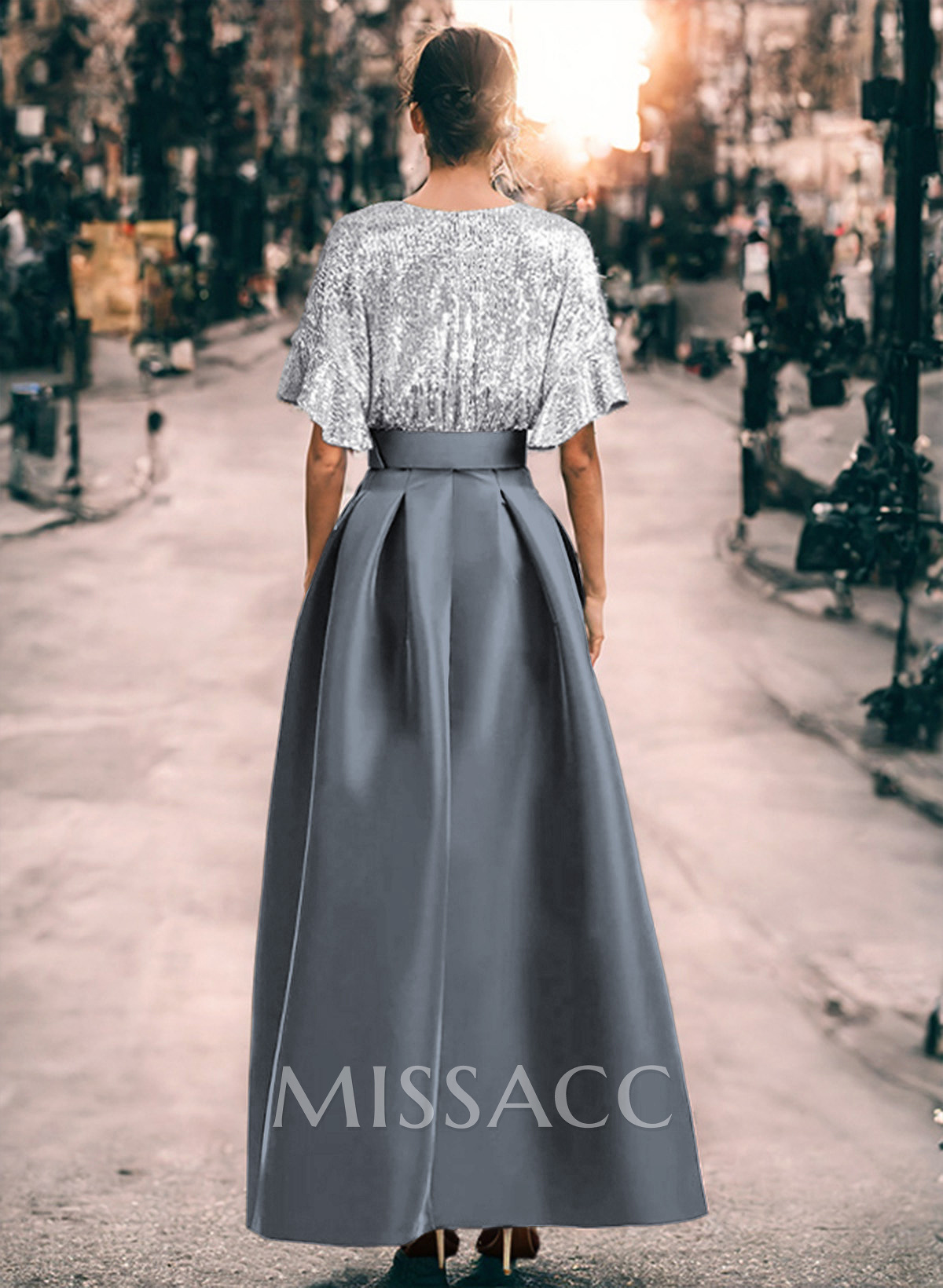 A-Line V-Neck Short Sleeves Floor-Length Mother Of The Bride Dresses A-Line V-Neck Short Sleeves Floor-Length Mother Of The Bride Dresses
