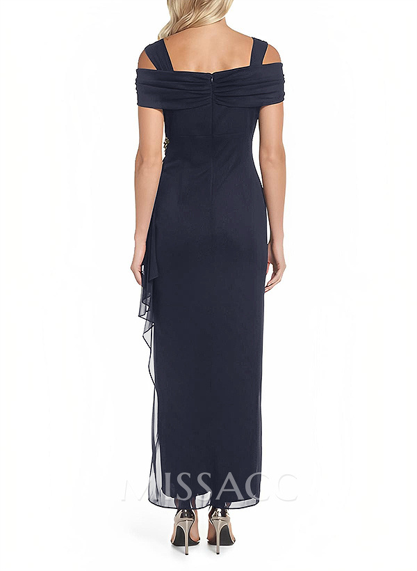 Elegant Sleeveless Ankle-Length Chiffon Mother Of The Bride Dresses With Beading Elegant Sleeveless Ankle-Length Chiffon Mother Of The Bride Dresses With Beading