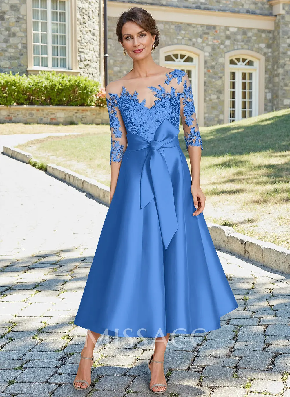 lace dress with sleeves wedding Romantic Long Sleeve Lace Ball Gown