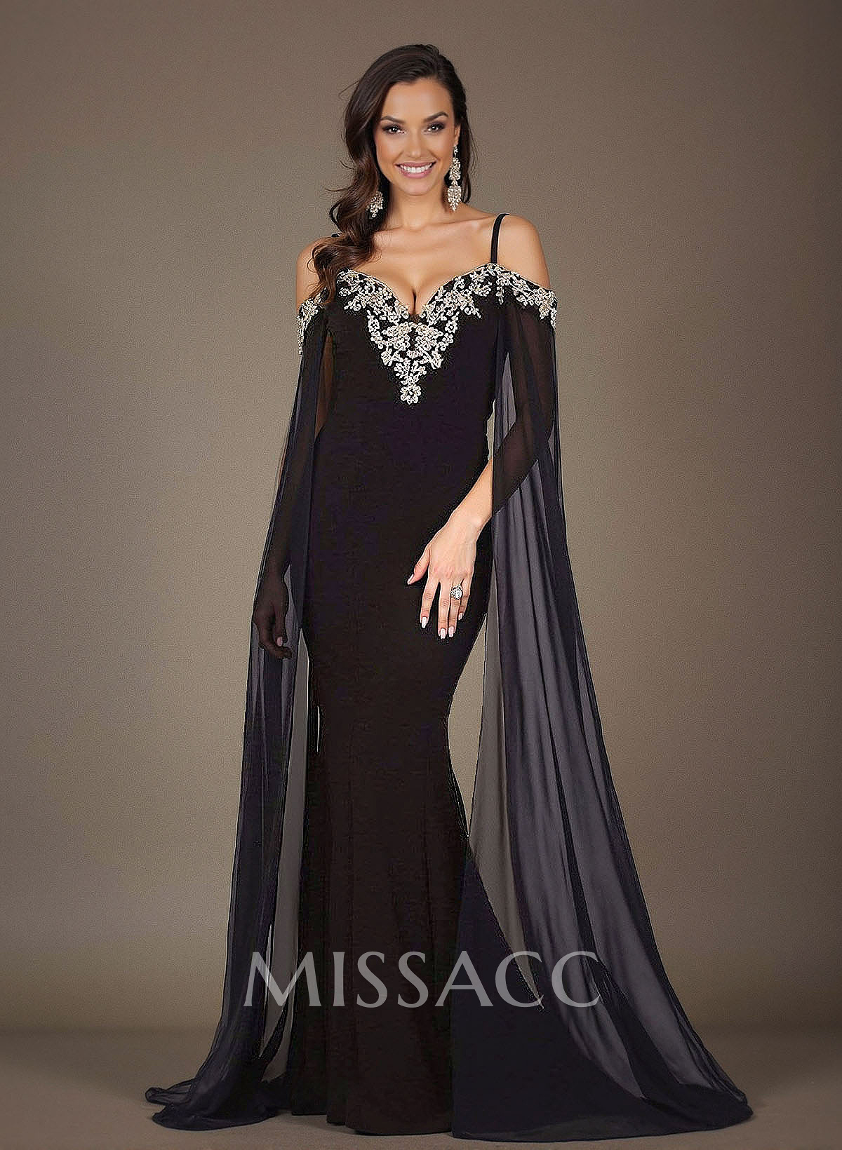 Trumpet/Mermaid Long Sleeves Jersey Mother Of The Bride Dresses With Appliques Lace Trumpet/Mermaid Long Sleeves Jersey Mother Of The Bride Dresses With Appliques Lace