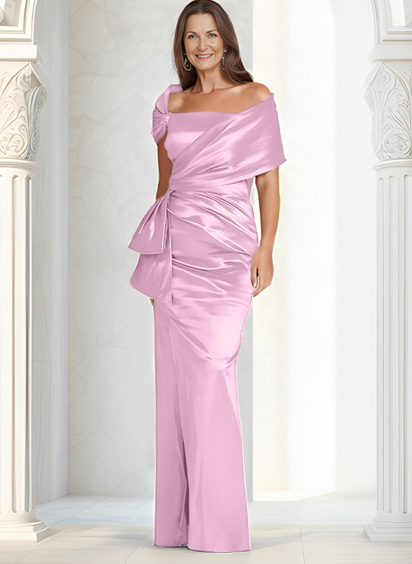 Elegant Wrap Sheath/Column Mother Of The Bride Dresses