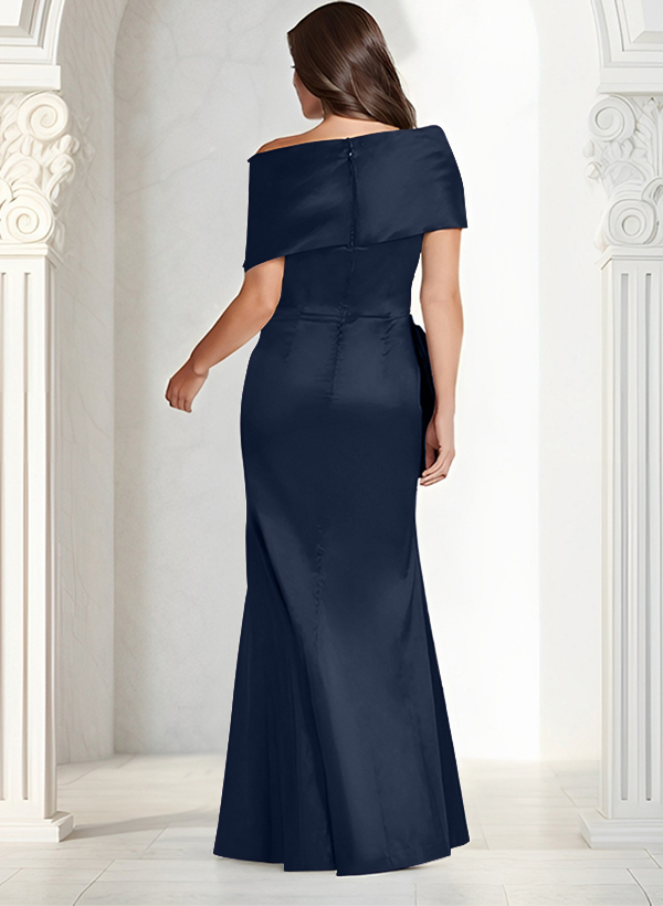 Elegant Wrap Sheath/Column Mother Of The Bride Dresses