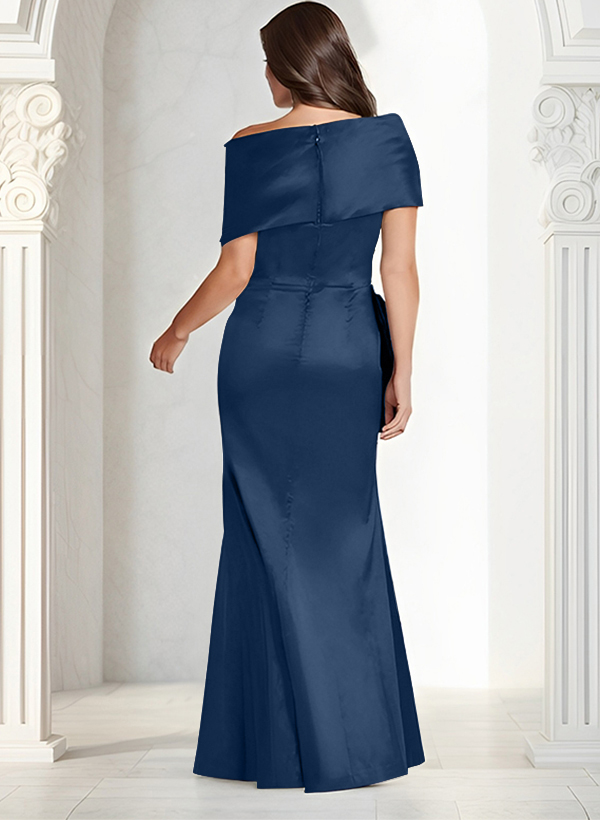 Elegant Wrap Sheath/Column Mother Of The Bride Dresses