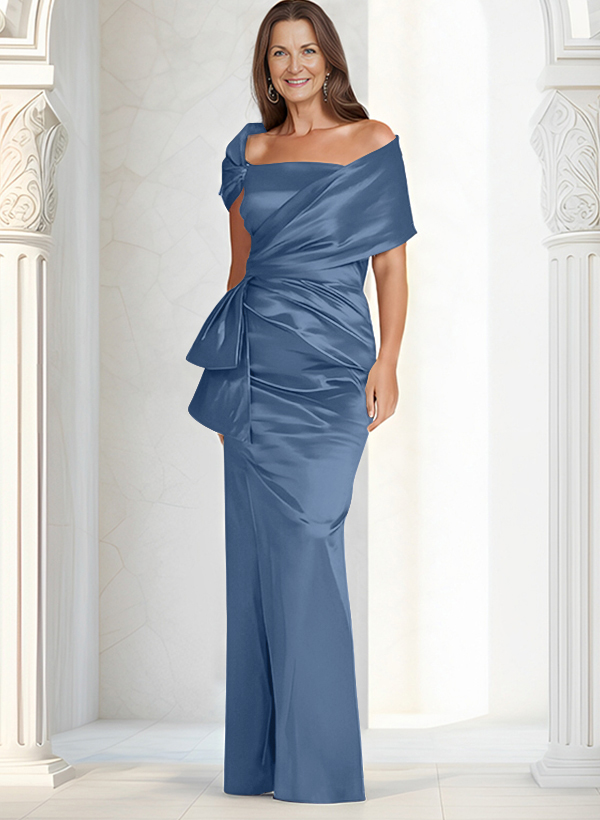 Elegant Wrap Sheath/Column Mother Of The Bride Dresses