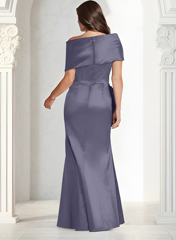 Elegant Wrap Sheath/Column Mother Of The Bride Dresses