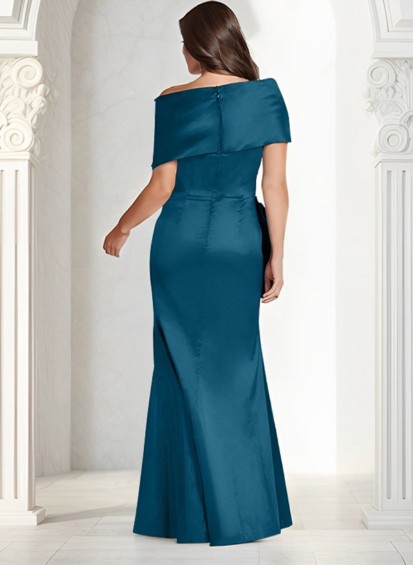 Elegant Wrap Sheath/Column Mother Of The Bride Dresses