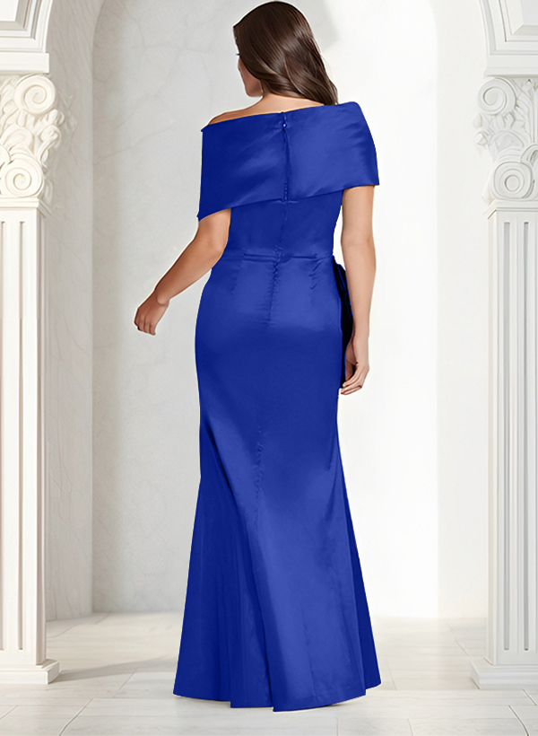 Elegant Wrap Sheath/Column Mother Of The Bride Dresses