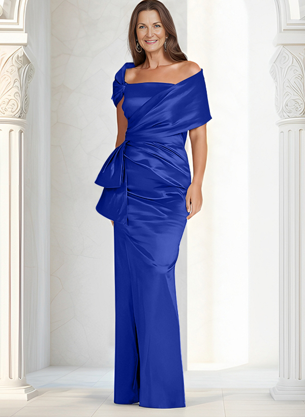 Elegant Wrap Sheath/Column Mother Of The Bride Dresses