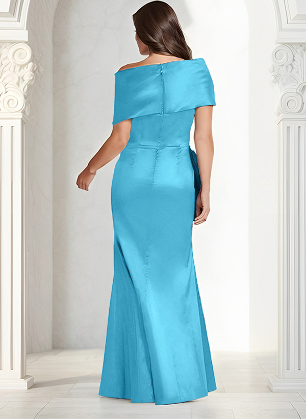 Elegant Wrap Sheath/Column Mother Of The Bride Dresses