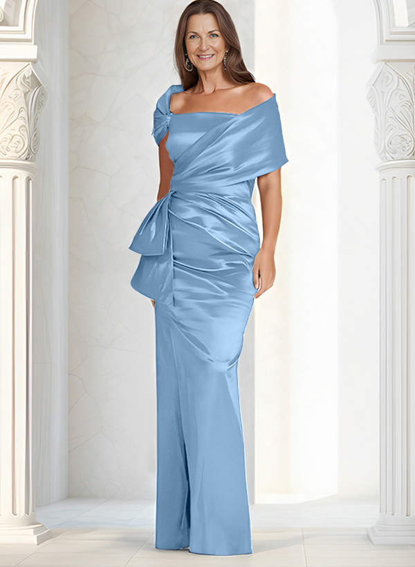 Elegant Wrap Sheath/Column Mother Of The Bride Dresses
