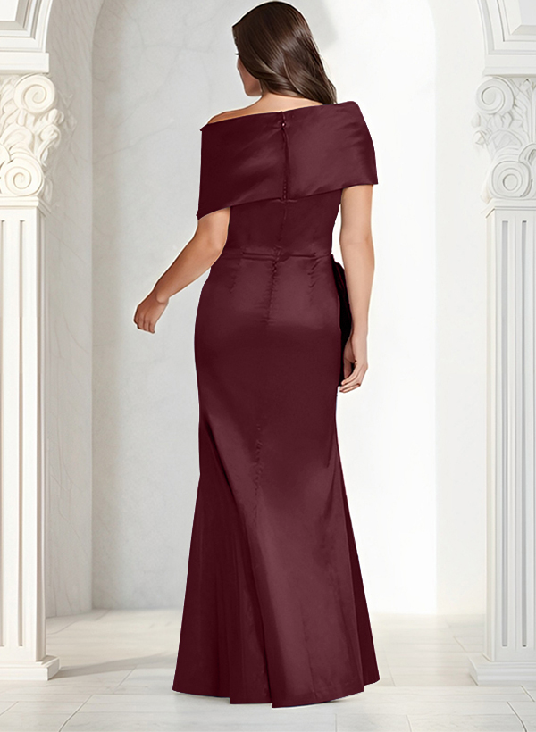 Elegant Wrap Sheath/Column Mother Of The Bride Dresses