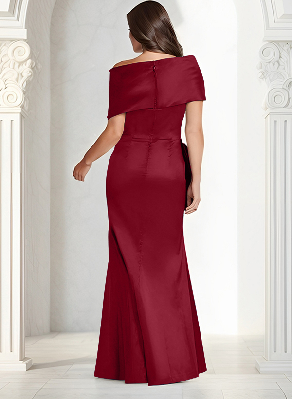 Elegant Wrap Sheath/Column Mother Of The Bride Dresses