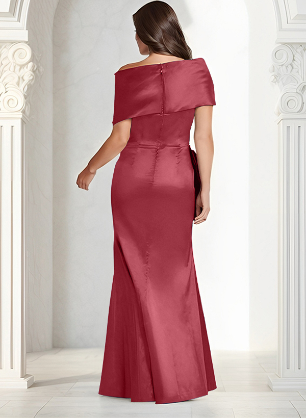 Elegant Wrap Sheath/Column Mother Of The Bride Dresses