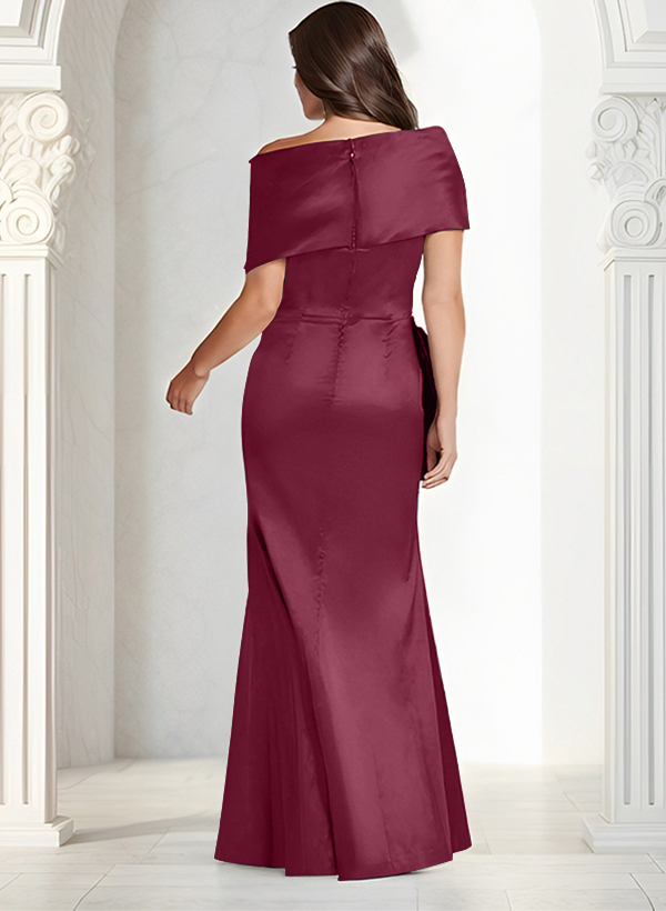 Elegant Wrap Sheath/Column Mother Of The Bride Dresses