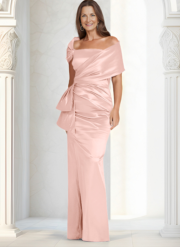 Elegant Wrap Sheath/Column Mother Of The Bride Dresses