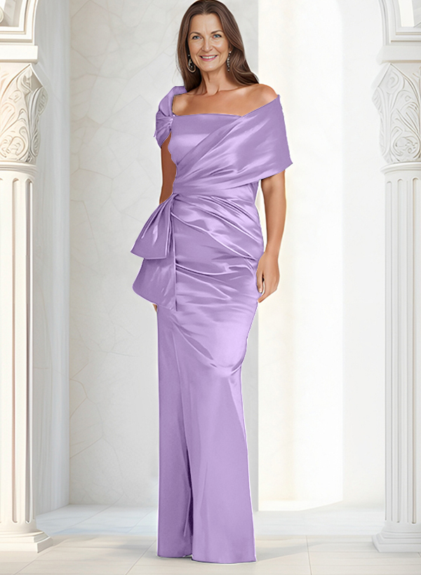 Elegant Wrap Sheath/Column Mother Of The Bride Dresses