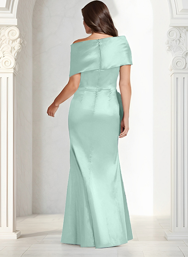 Elegant Wrap Sheath/Column Mother Of The Bride Dresses
