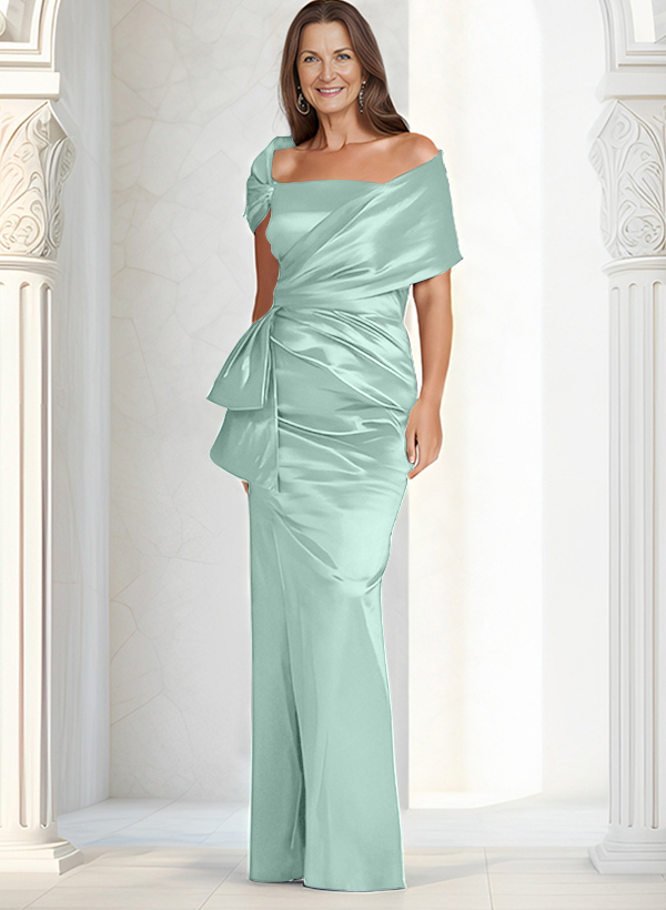 Elegant Wrap Sheath/Column Mother Of The Bride Dresses