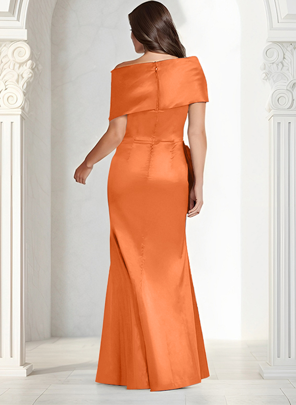 Elegant Wrap Sheath/Column Mother Of The Bride Dresses