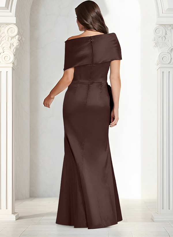 Elegant Wrap Sheath/Column Mother Of The Bride Dresses