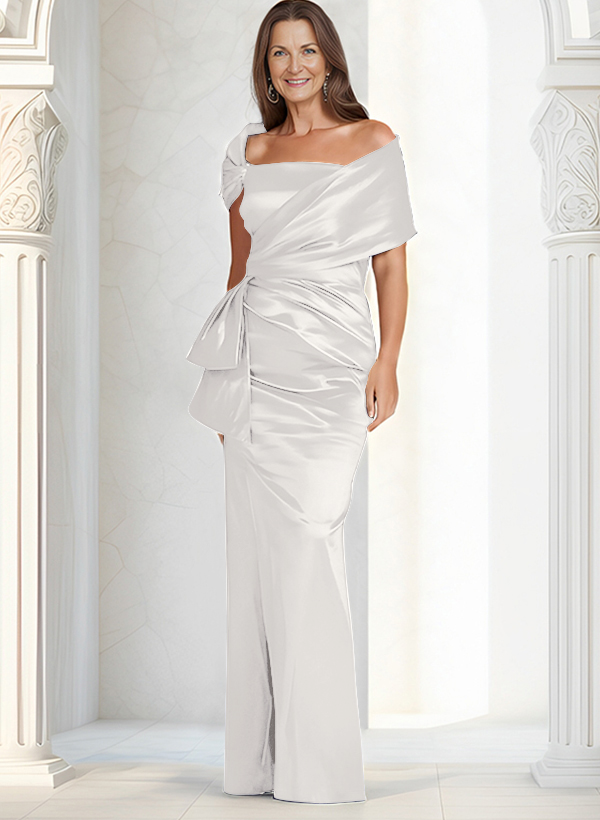 Elegant Wrap Sheath/Column Mother Of The Bride Dresses