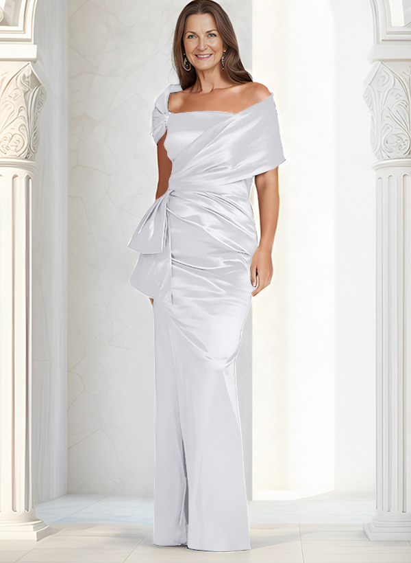 Elegant Wrap Sheath/Column Mother Of The Bride Dresses