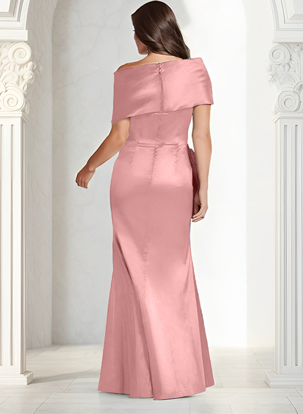 Elegant Wrap Sheath/Column Mother Of The Bride Dresses