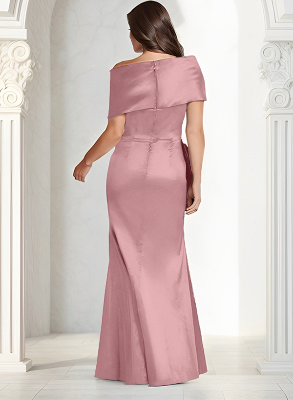 Elegant Wrap Sheath/Column Mother Of The Bride Dresses