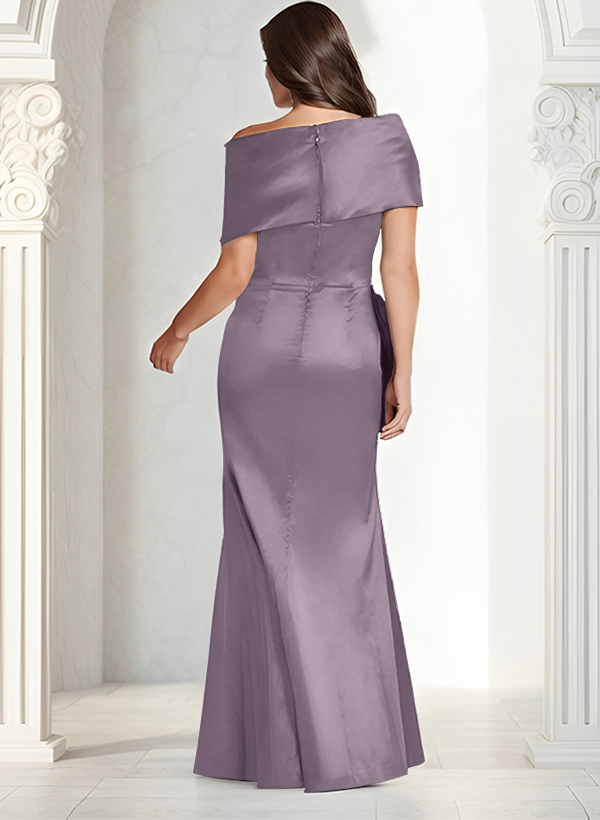 Elegant Wrap Sheath/Column Mother Of The Bride Dresses