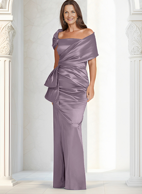 Elegant Wrap Sheath/Column Mother Of The Bride Dresses