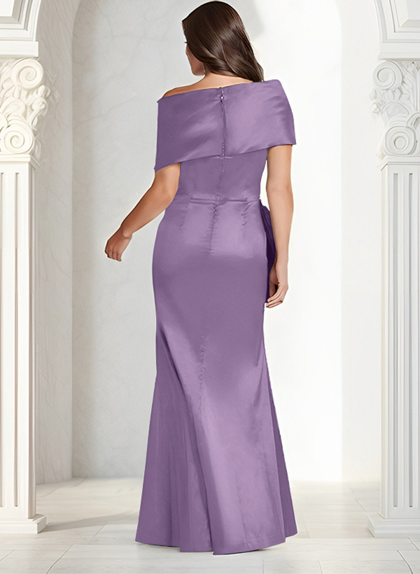Elegant Wrap Sheath/Column Mother Of The Bride Dresses