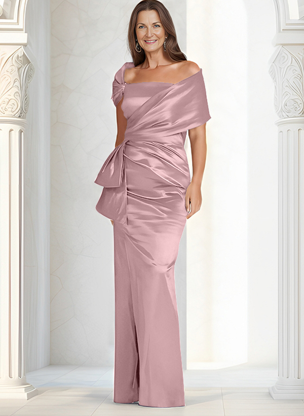 Elegant Wrap Sheath/Column Mother Of The Bride Dresses