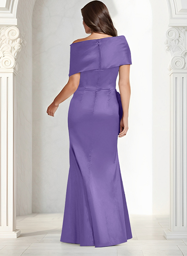 Elegant Wrap Sheath/Column Mother Of The Bride Dresses