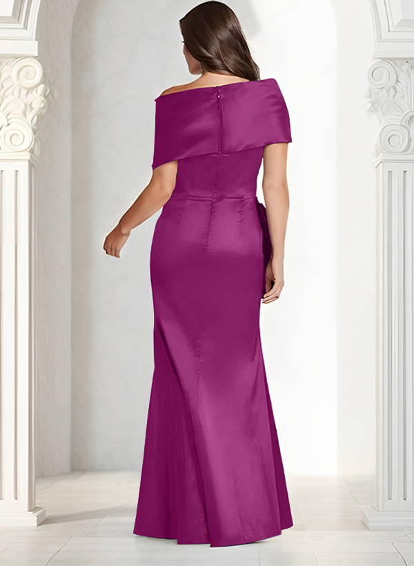 Elegant Wrap Sheath/Column Mother Of The Bride Dresses