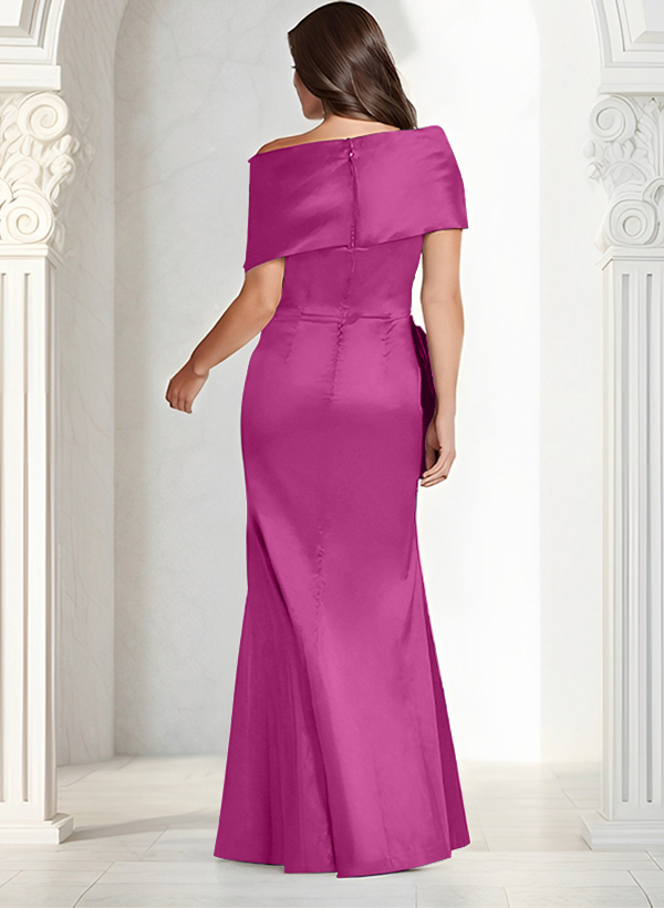 Elegant Wrap Sheath/Column Mother Of The Bride Dresses