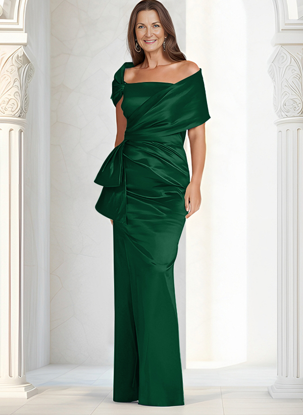 Elegant Wrap Sheath/Column Mother Of The Bride Dresses