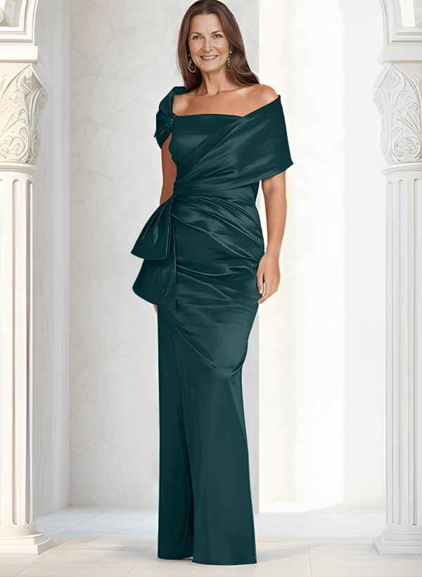 Elegant Wrap Sheath/Column Mother Of The Bride Dresses