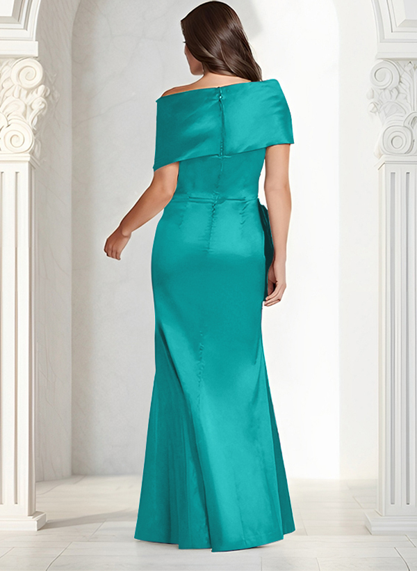 Elegant Wrap Sheath/Column Mother Of The Bride Dresses