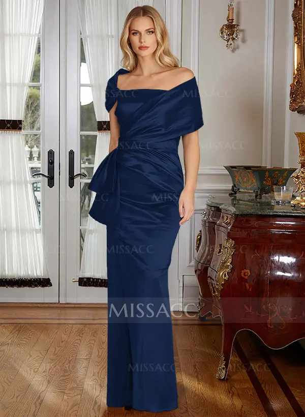 Elegant Wrap Sheath/Column Mother Of The Bride Dresses - Missacc Australia