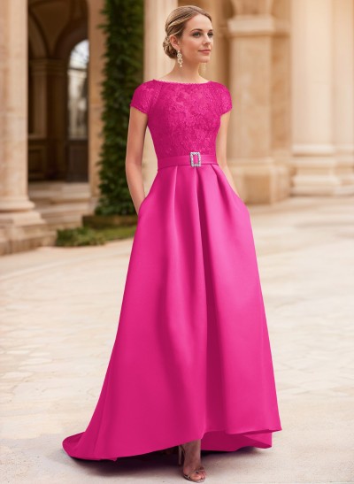 Lace Elegant A-Line Mother Of The Bride Dresses With Beading Satin