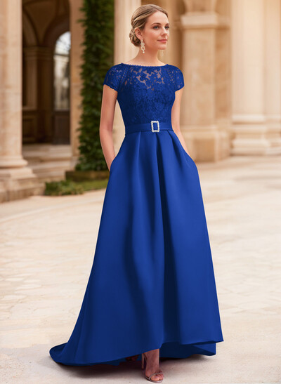 Lace Elegant A-Line Mother Of The Bride Dresses With Beading Satin