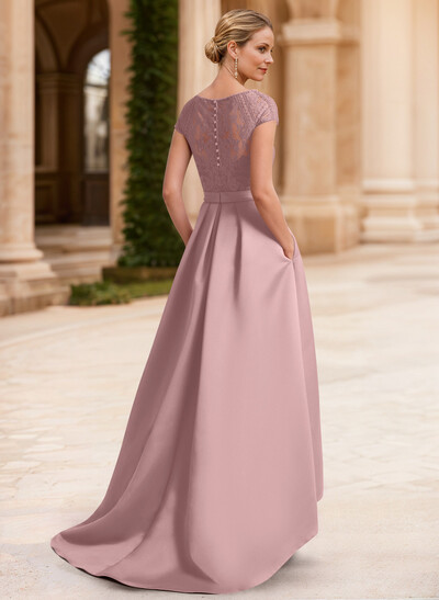 Lace Elegant A-Line Mother Of The Bride Dresses With Beading Satin