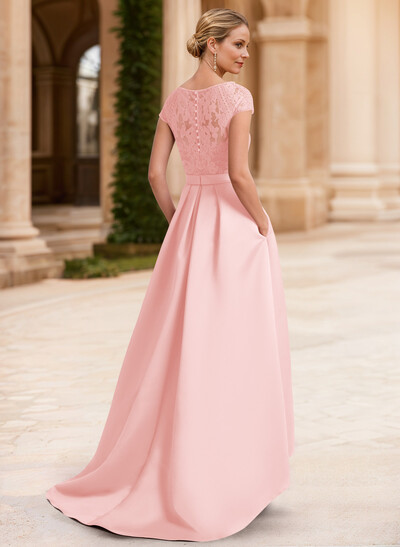 Lace Elegant A-Line Mother Of The Bride Dresses With Beading Satin