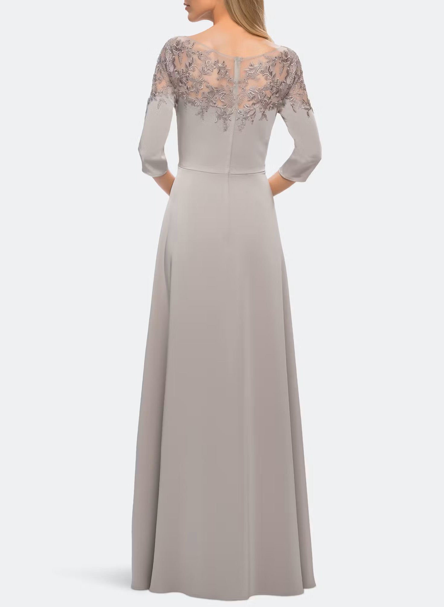 Elegant Lace Sleeves A-Line Mother Of The Bride Dresses