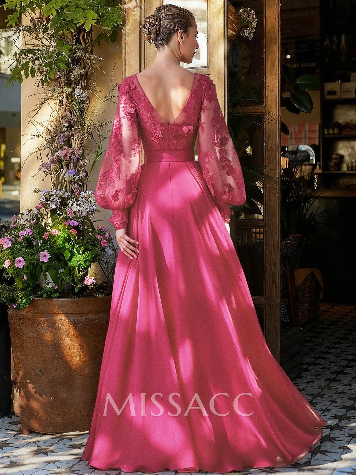 Lace Long Sleeves A-Line Chiffon Mother Of The Bride Dresses Lace Long Sleeves A-Line Chiffon Mother Of The Bride Dresses